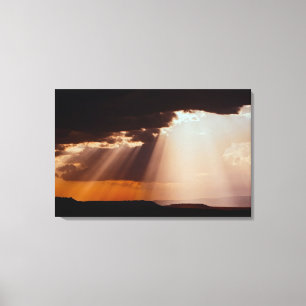 Sun setting on the Masai Mara. 2 Canvas Print