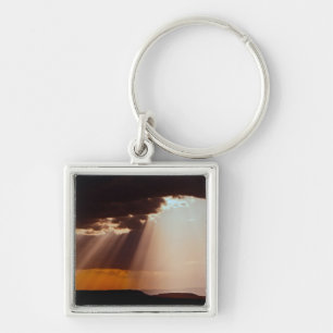 Sun setting on the Masai Mara. 2 Key Ring