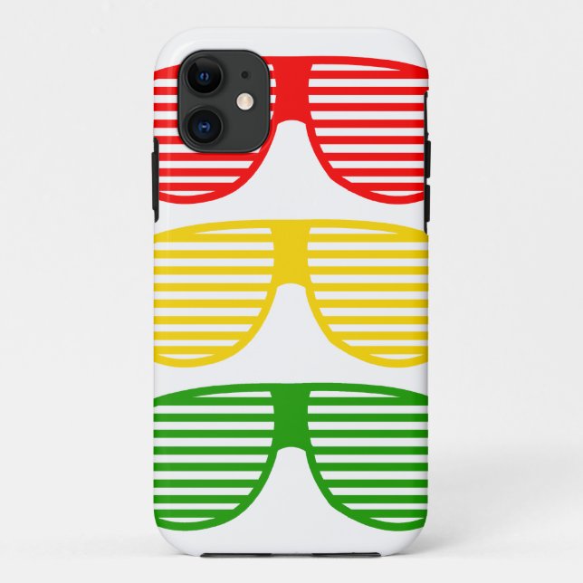 Sun Shades Reggae iPhone Case (Back)