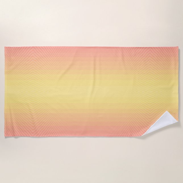 Sun Shimmer Beach Towel (Front)