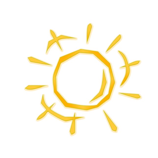 Sun Shine Minimalist Mug | Simple Sun Art (Creator Uploaded)