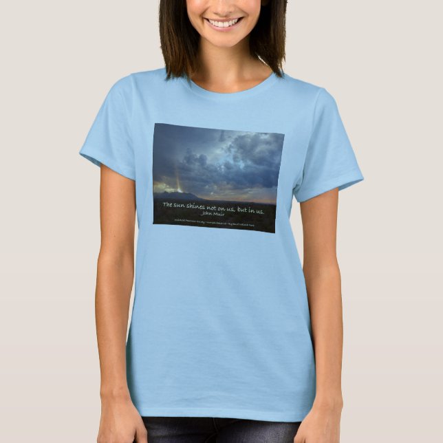 Sun Shines John Muir Women's T-shirt (Front)