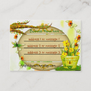 Sun Shiney Day Local Business or Small Business Card