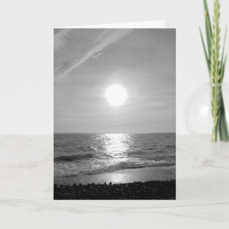 Sun Shining on the Sea Card