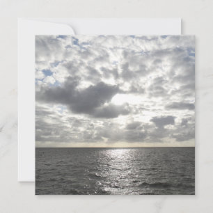 Sun Shining Through Clouds Card