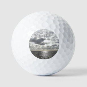 Sun Shining Through Clouds Golf Balls