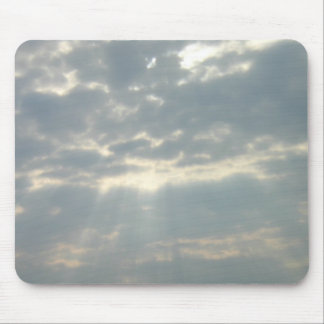 Sun shining through clouds Mousepad