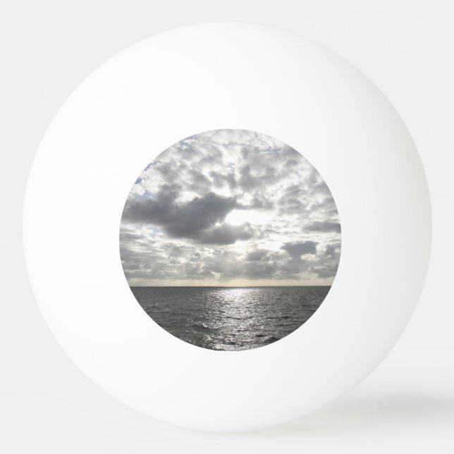 Sun Shining Through Clouds Ping Pong Ball (Front)