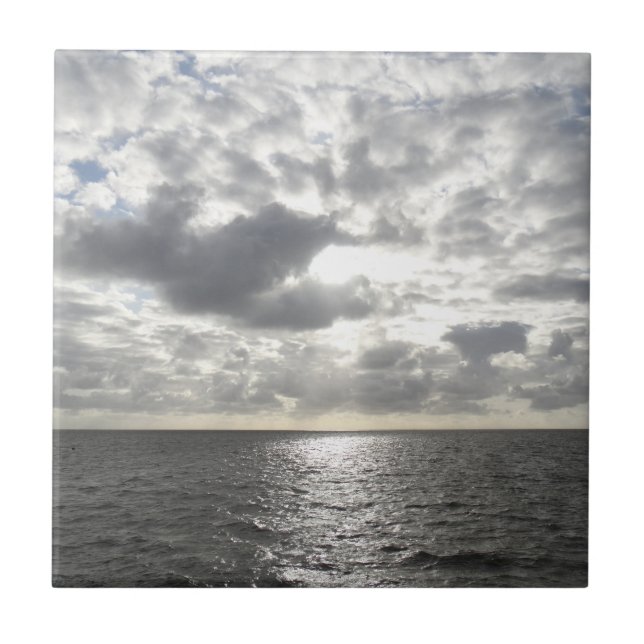 Sun Shining Through Clouds Tile (Front)
