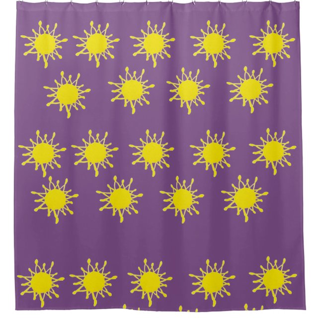 Sun Shower Curtain (Front)
