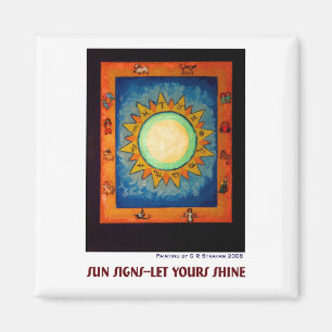 Sun Signs--Let Yours Shine Magnet