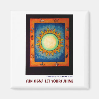 Sun Signs--Let Yours Shine Magnet