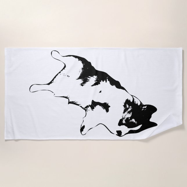 Sun-Soaked Roll Beach Towel (Front)