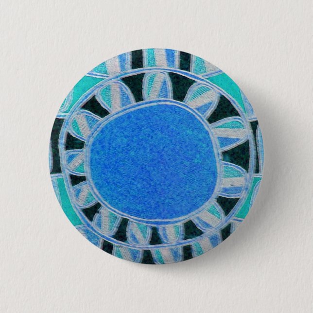 SUN SOLAR ENERGY 6 CM ROUND BADGE (Front)