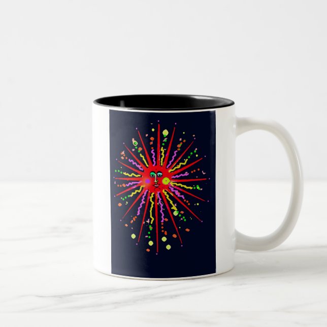 Sun Spots Two-Tone Coffee Mug (Right)