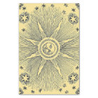 Sun Stars Antique Night Sky Mediaeval Zodiac