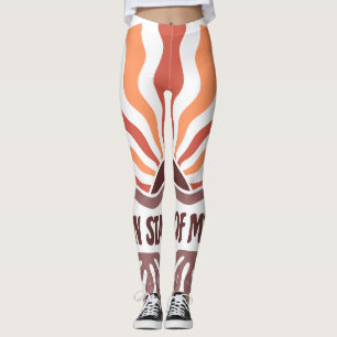 Sun State of Mind Sunburst: Nature-Inspired Summer Leggings