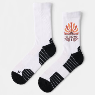 Sun State of Mind Sunburst: Nature-Inspired Summer Socks