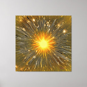 Sun Streaks Canvas Print
