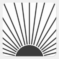 Sun Sunrise Black And White Abstract Sunshine