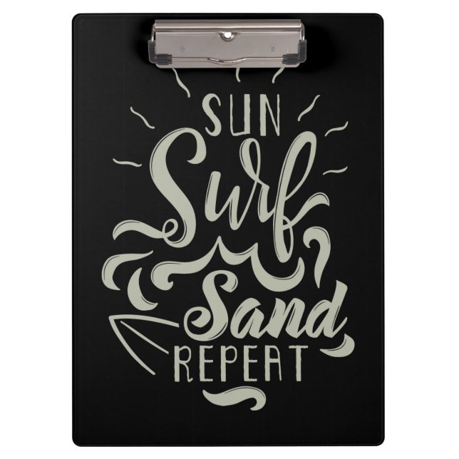 Sun Surf Sand Repeat Clipboard (Front)