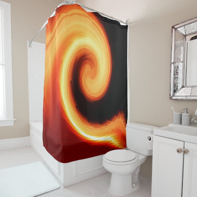 Sun Swirl...... Shower Curtain (In Situ)
