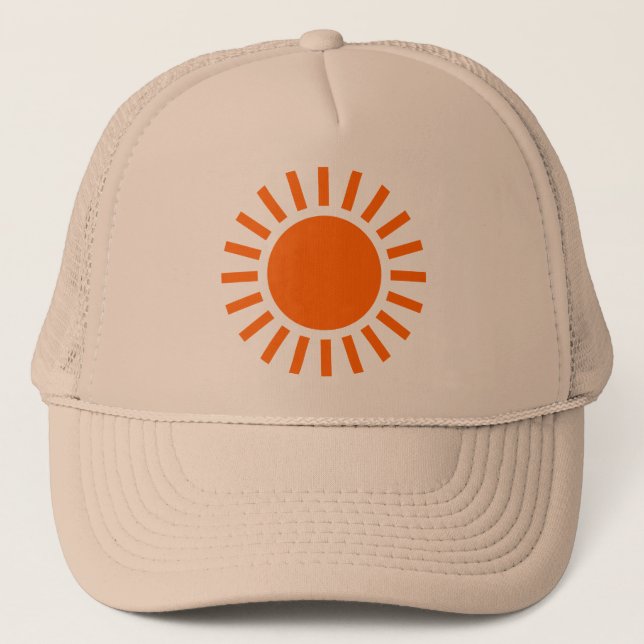 Sun Symbol Trucker Hat (Front)