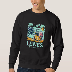 Sun Therapy Lewes Summer Delaware Tropical Beach Sweatshirt