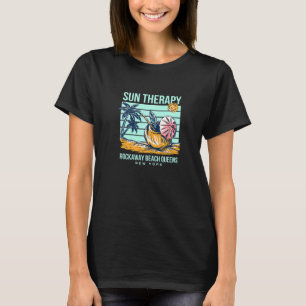Sun Therapy Rockaway Beach Queens Summer New York T-Shirt