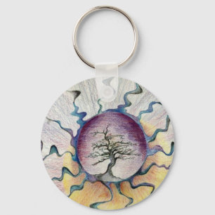 Sun Tree - Key Chain