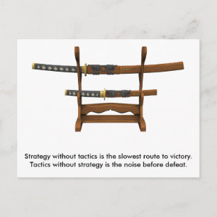 Sun Tzu Quote Postcard