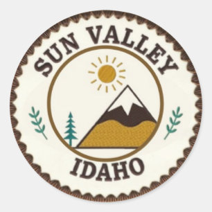 Sun Valley Classic Round Sticker