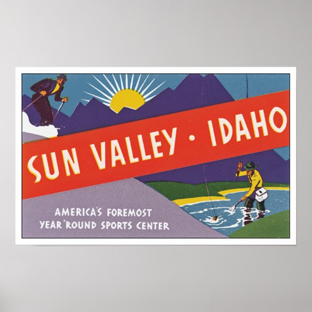 Sun Valley Idaho Poster (Front)
