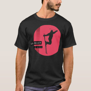 Sun Valley Idaho Ski Fan Mountain Skiing Skier T-Shirt