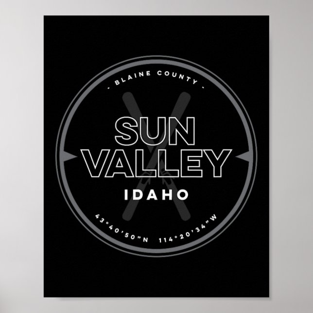 Sun Valley Idaho Ski  Poster (Front)