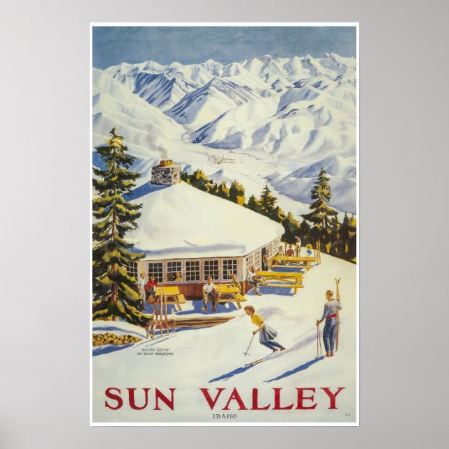 Sun Valley, Idaho, Ski Poster (Front)