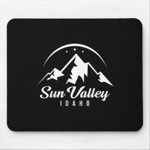 Sun Valley Idaho Ski Resort Skiing Snowboarding  Mouse Pad