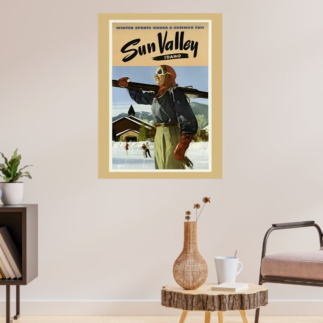 Sun Valley, Idaho travel  Poster (Living Room 3)