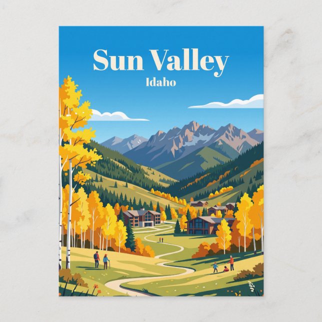 Sun Valley, Idaho, USA Postcard (Front)