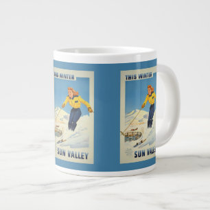 Sun Valley Idaho Vintage Travel Poster mugs
