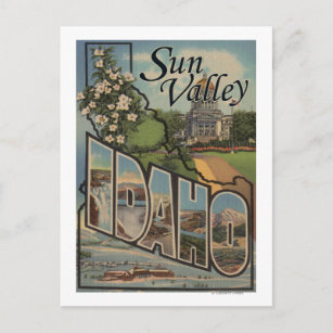 Sun Valley, IdahoLarge Letter Scenes Postcard
