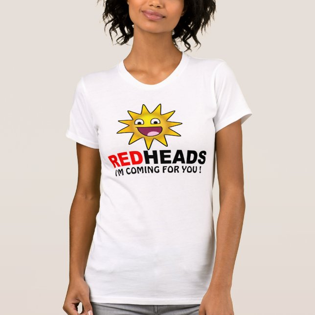 SUN VS. REDHEAD FUNNY SHIRT (Front)