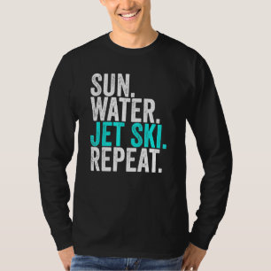 Sun Water Jet ski Repeat Vintage Jet Ski 1 T-Shirt