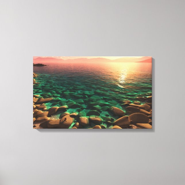 Sun Worship Canvas Print (Front)