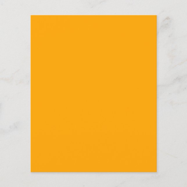 Sun Yellow Background You Can Customise Flyer (Front)