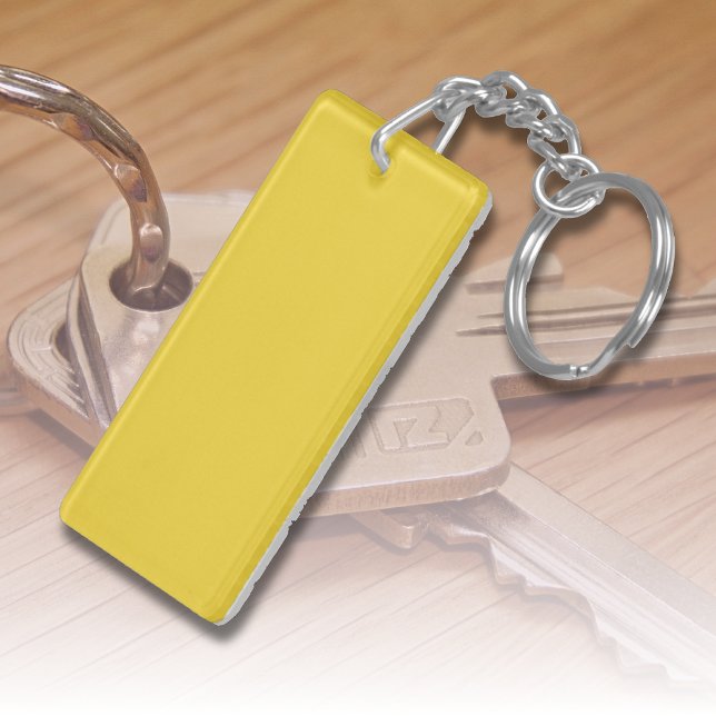 Sun Yellow Solid Colour | Classic Elegant Key Ring (Creator Uploaded)