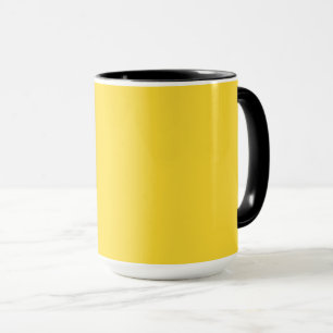Sun Yellow Solid Colour Classic Elegant Mug