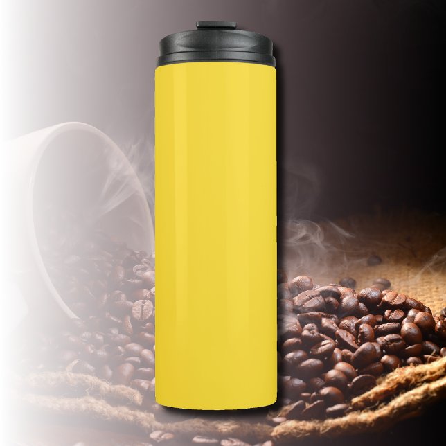 Sun Yellow Solid Colour | Classic Elegant Thermal Tumbler (Creator Uploaded)