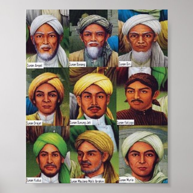 Sunan wali Allah s.w.t. Poster (Front)