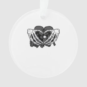 Sunand One Skeleton Heart Hands Unique Expression Ornament